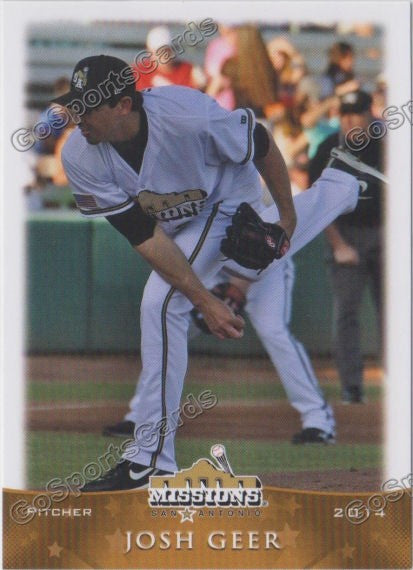 2014 San Antonio Missions Josh Geer