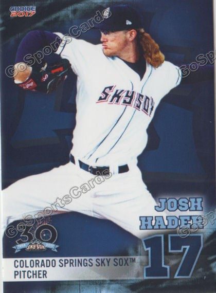 2017 Colorado Springs Sky Sox Josh Hader
