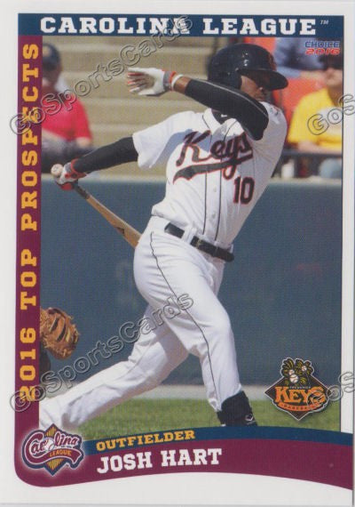 2016 Carolina League Top Prospect Josh Hart