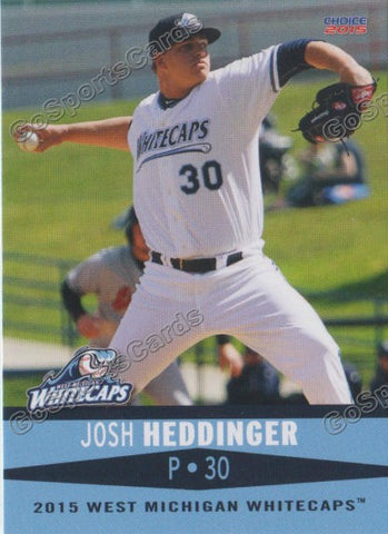 2015 West Michigan Whitecaps Josh Heddinger