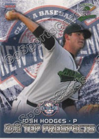2011 New York Penn League Top Prospects NYPL Josh Hodges