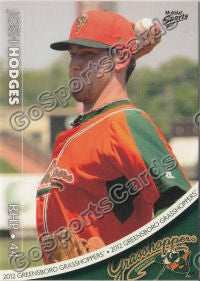2012 Greensboro Grasshoppers Josh Hodges