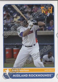 2012 Midland RockHounds Josh Horton