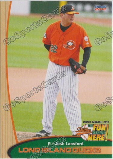 2012 Long Island Ducks Josh Lansford
