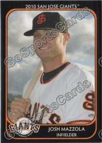 2010 San Jose Giants Josh Mazzola