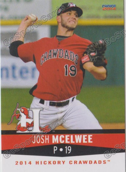 2014 Hickory Crawdads Josh McElwee
