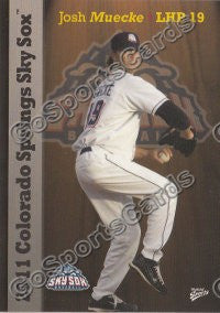 2011 Colorado Springs Sky Sox Josh Muecke
