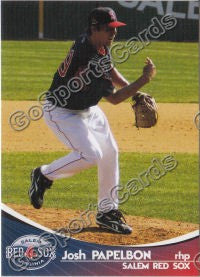 2009 Salem Red Sox Josh Papelbon