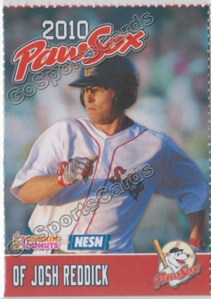2010 Pawtucket Red Sox Dunkin Donuts Josh Reddick