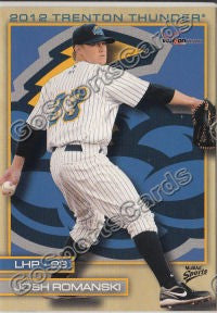 2012 Trenton Thunder Josh Romanski