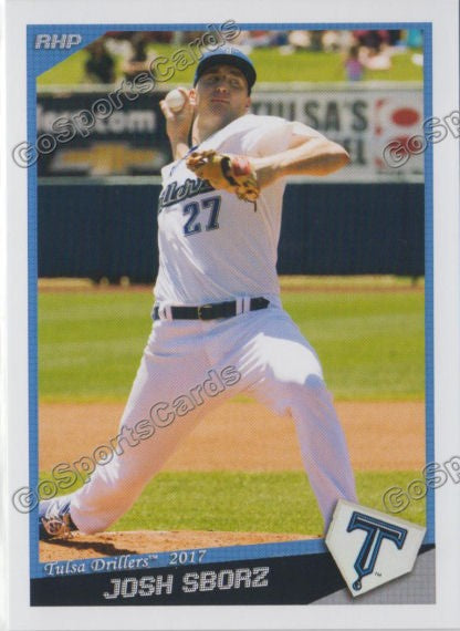 2017 Tulsa Drillers Josh Sborz