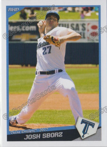 2017 Tulsa Drillers Josh Sborz