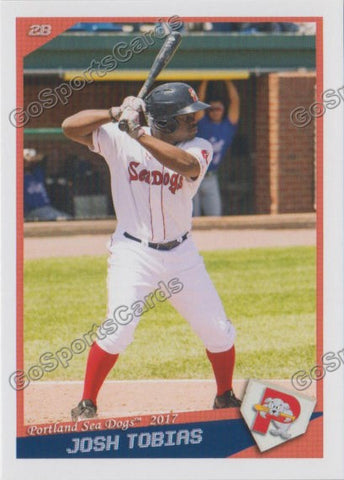 2017 Portland Sea Dogs Josh Tobias