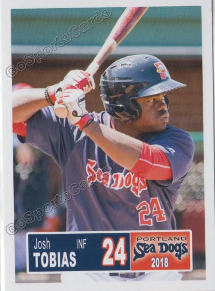 2018 Portland Sea Dogs Josh Tobias