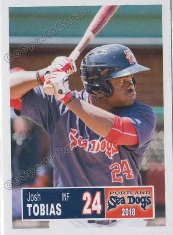 2018 Portland Sea Dogs Josh Tobias