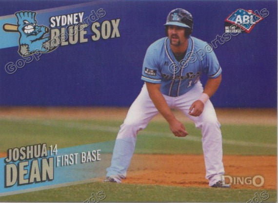 2013-2014 Sydney Blue Sox ABL Joshua Dean