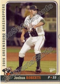 2009 Greensboro Grasshoppers Joshua Roberts
