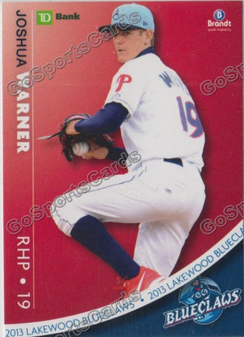 2013 Lakewood BlueClaws SGA Joshua Warner