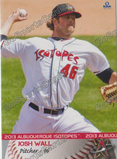 2013 Albuquerque Isotopes Josh Wall