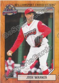 2012 Williamsport Crosscutters Josh Joshua Warner