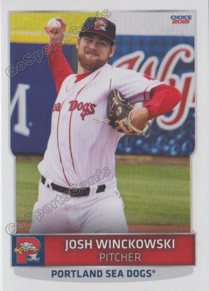 2021 Portland Sea Dogs Josh Winckowski