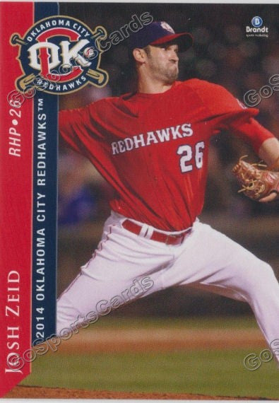2014 Oklahoma City RedHawks Josh Zeid