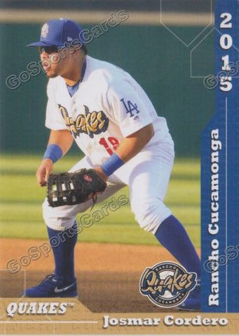 2015 Rancho Cucamonga Quakes Josmar Cordero