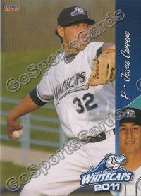 2011 West Michigan Whitecaps Josue Marcelo Carreno