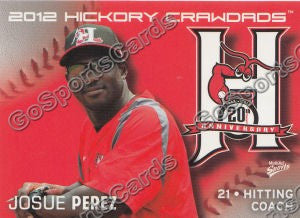 2012 Hickory Crawdads Josue Perez