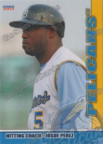 2013 Myrtle Beach Pelicans Josue Perez