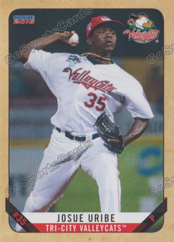 2016 Tri City ValleyCats Josue Uribe