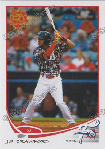 2016 Reading Fightin Phils JP Crawford
