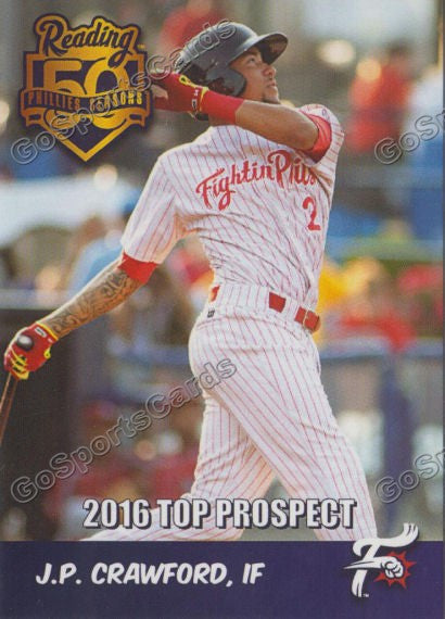 2016 Reading Fightin Phils Top Prospect 25 Team Set