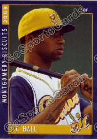2009 Montgomery Biscuits JT Hall