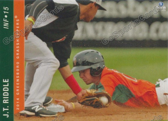 2014 Greensboro Grasshoppers JT Riddle