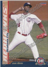 2012 Oklahoma City Redhawks Juan Abreu