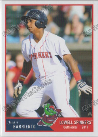 2017 Lowell Spinners Juan Barriento