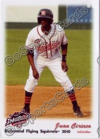 2010 Richmond Flying Squirrels Juan Ciriaco