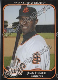 2010 San Jose Giants Juan Ciriaco