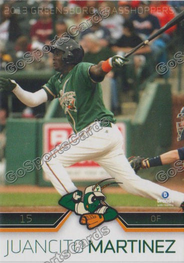 2013 Greensboro Grasshoppers Juancito Martinez