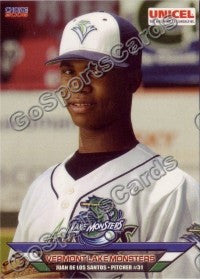 2006 Vermont Lake Monsters Juan De Los Santos