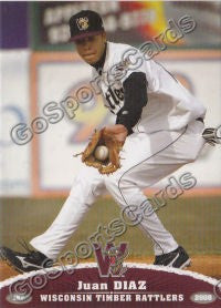 2008 Wisconsin Timber Rattlers Juan Diaz