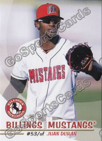 2010 Billings Mustangs Juan Duran