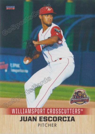 2018 Williamsport Crosscutters Juan Escorcia