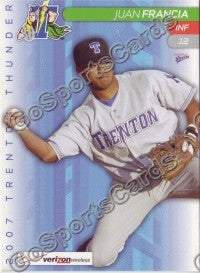 2007 Trenton Thunder Juan Francia