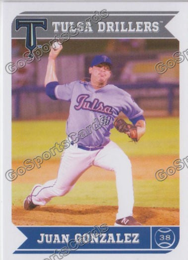 2013 Tulsa Drillers Juan Gonzalez