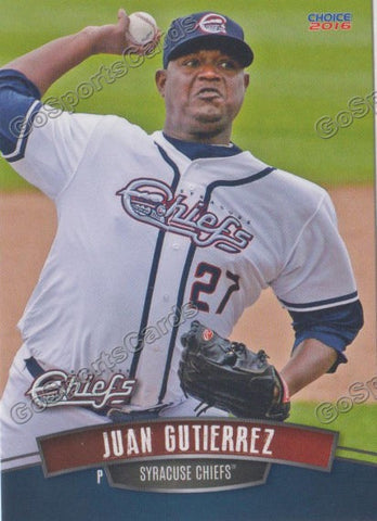 2016 Syracuse Chiefs Juan Gutierrez