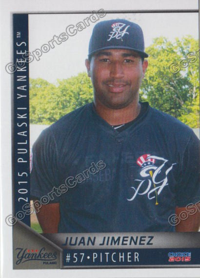 2015 Pulaski Yankees Juan Jimenez