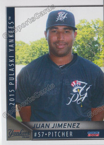 2015 Pulaski Yankees Juan Jimenez