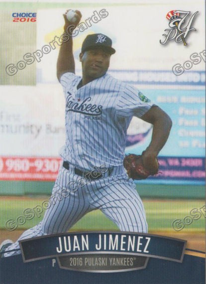 2016 Pulaski Yankees Juan Jimenez